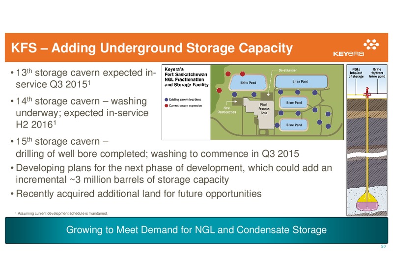 TD SECURITIES CALGARY ENERGY CONFERENCE – Keyera Corp. – slide 19