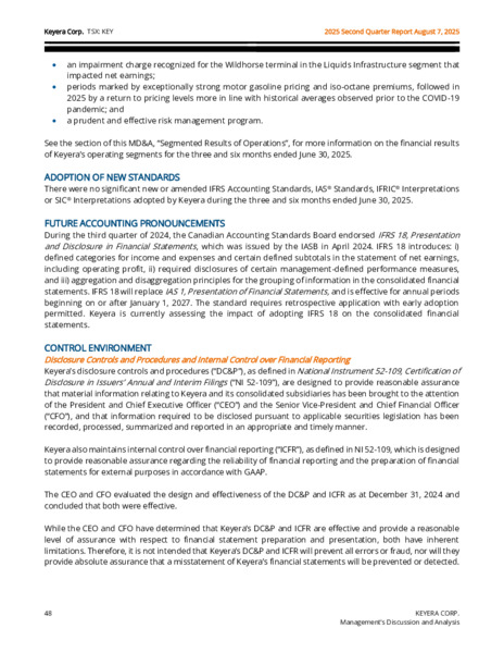 2Q 2025 Report – Keyera Corp. – slide 48