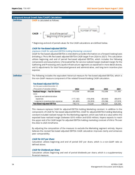 2Q 2025 Report – Keyera Corp. – slide 54