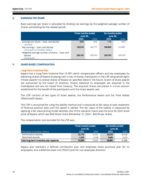 2Q 2025 Report – Keyera Corp. – slide 68