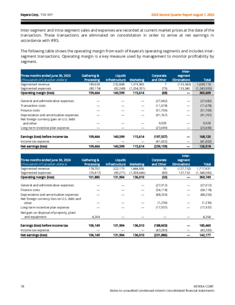 2Q 2025 Report – Keyera Corp. – slide 78