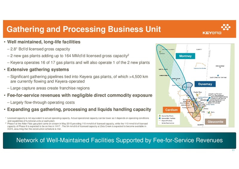 August 2015 Investor Presentation – Keyera Corp. – slide 10