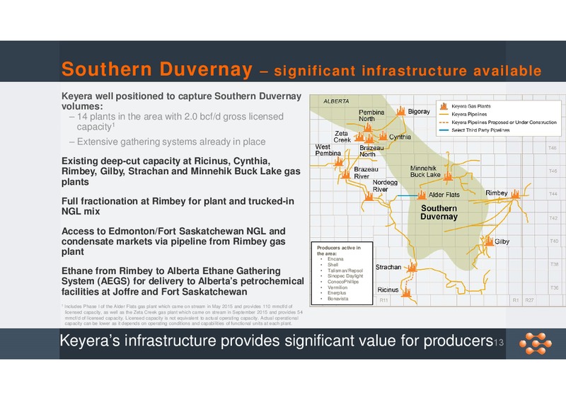 November 2015 Corporate Presentation – Keyera Corp. – slide 12