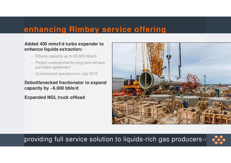November 2015 Corporate Presentation – Keyera Corp. – slide 13