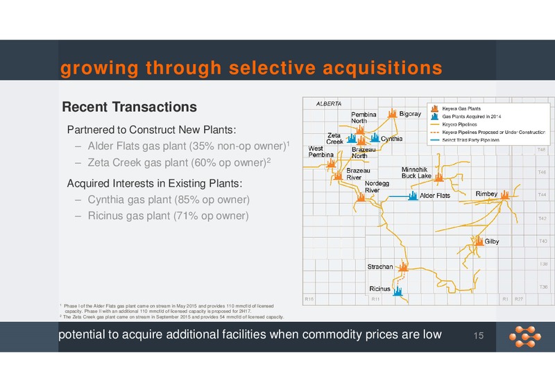 November 2015 Corporate Presentation – Keyera Corp. – slide 14