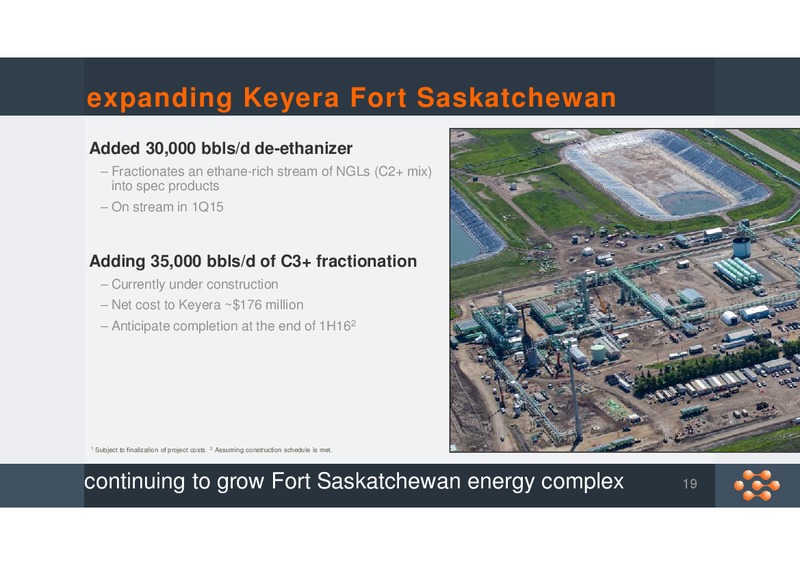 November 2015 Corporate Presentation – Keyera Corp. – slide 18