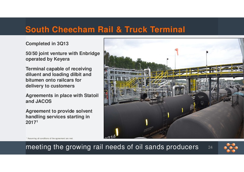 November 2015 Corporate Presentation – Keyera Corp. – slide 23