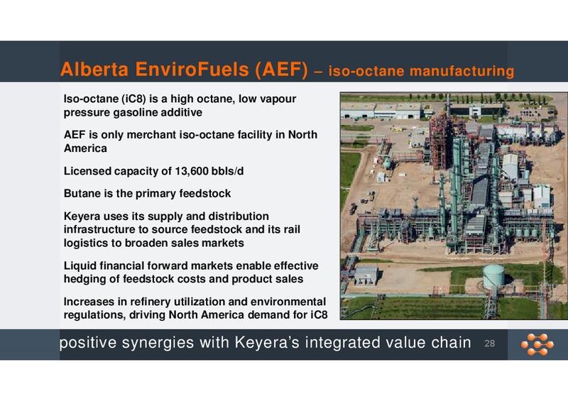 November 2015 Corporate Presentation – Keyera Corp. – slide 27