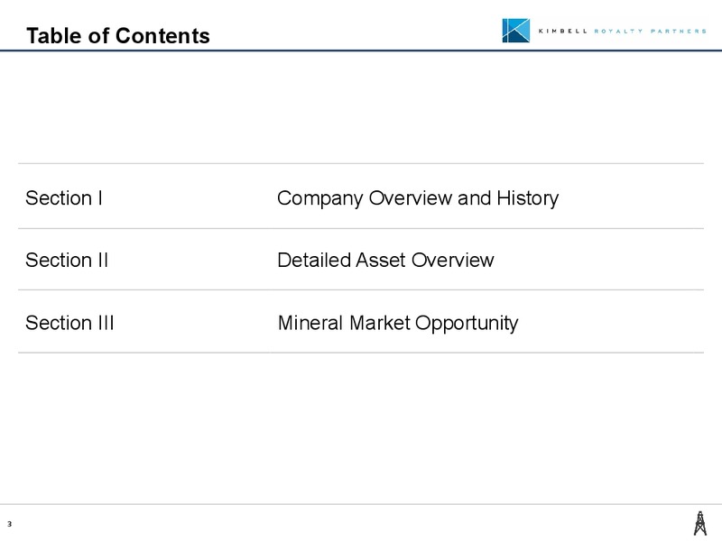 Summer 2019 Investor Presentation – Kimbell Royalty Partners LP – slide 2