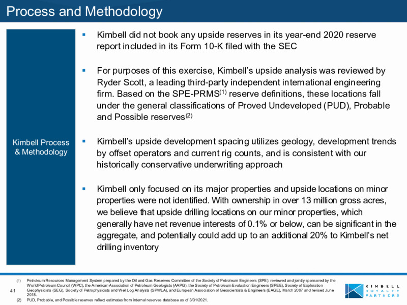 Winter 2021 Investor Presentation – Kimbell Royalty Partners LP – slide 40