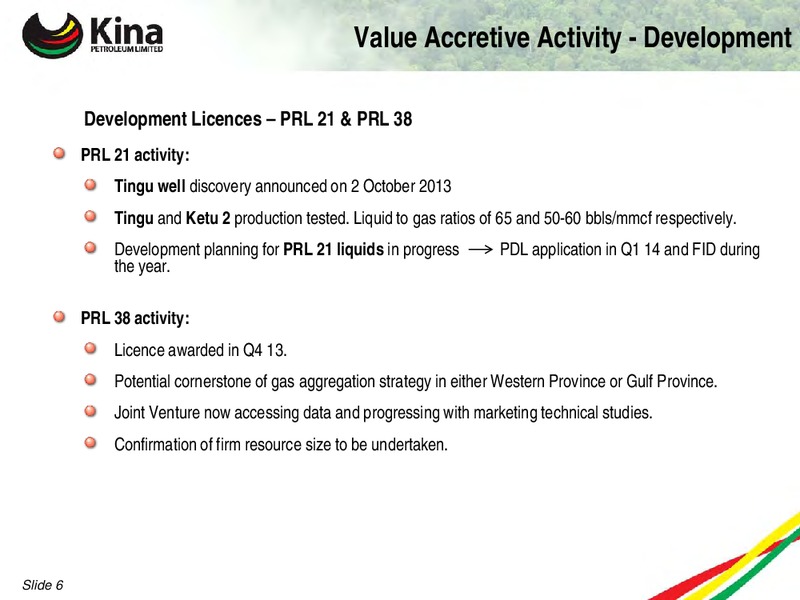 March 2014 Investor Presentation – Kina Petroleum and Minerals Corp. – slide 5