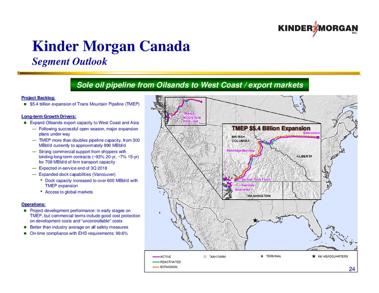 JP Morgan Energy Infrastructure Forum – KINDER MORGAN MANAGEMENT LLC – slide 23