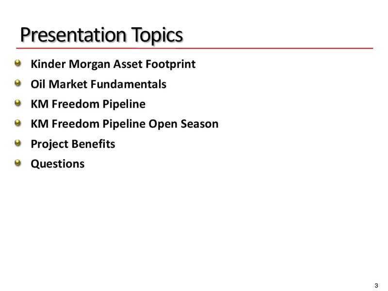 DUG CONFERENCE PERMIAN BASIN – Kinder Morgan Energy Partners, L.P. – slide 3