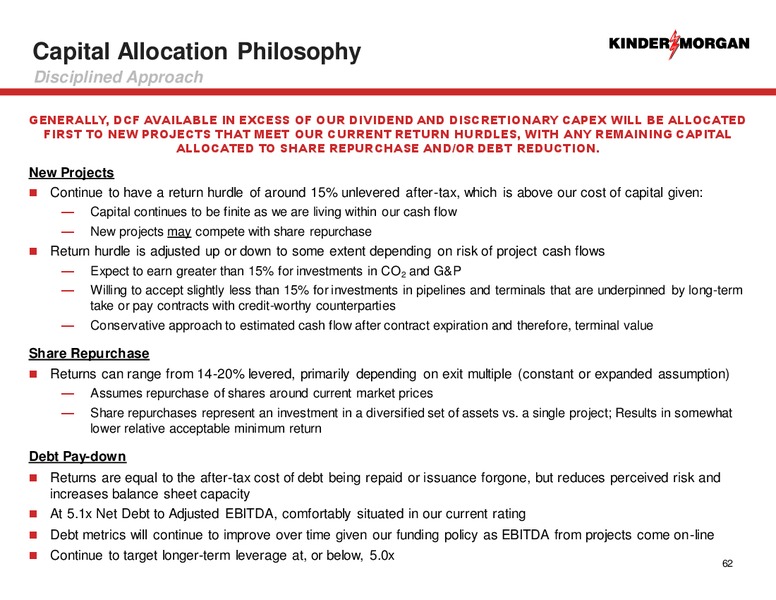 2018 Analyst Day – Kinder Morgan, Inc. – slide 60