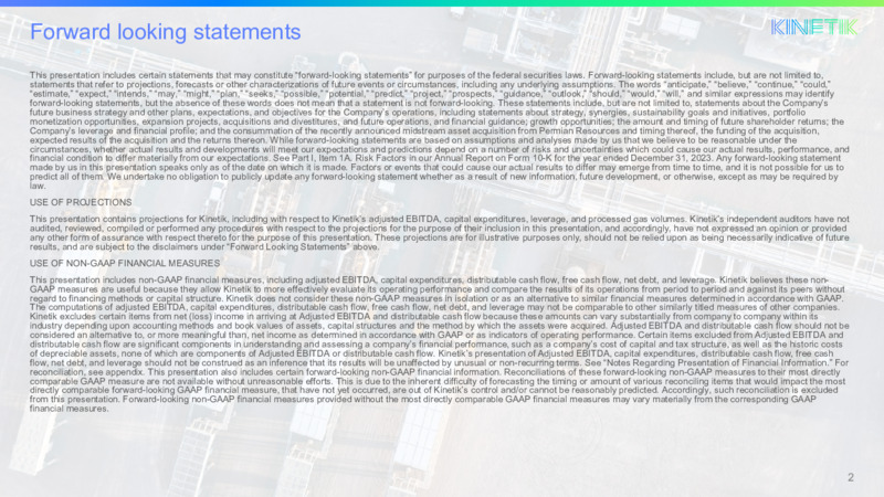 December 2024 Investor Presentation – Kinetik Holdings Inc. – slide 2