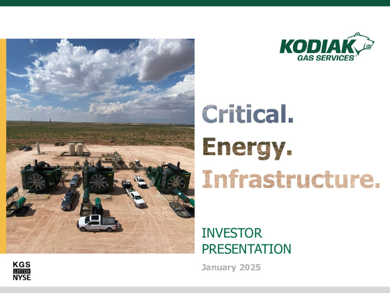 January 2025 Presentation – Kodiak Gas Services, LLC – slide 1