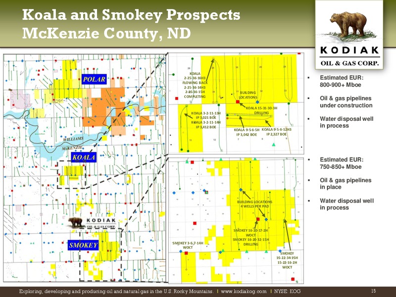 The Pritchard Capital Partners 9th Annual Energize Conference – Kodiak Oil & Gas Corp. – slide 14