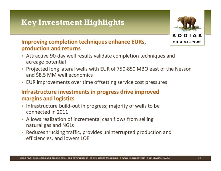 IPAA Oil Gas Investment Symposia New York – Kodiak Oil & Gas Corp. – slide 21