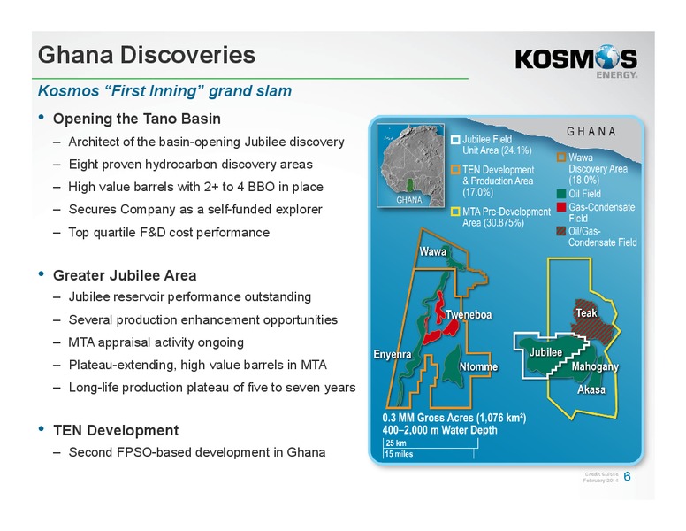 Credit Suisse Energy Summit – Kosmos Energy – slide 5