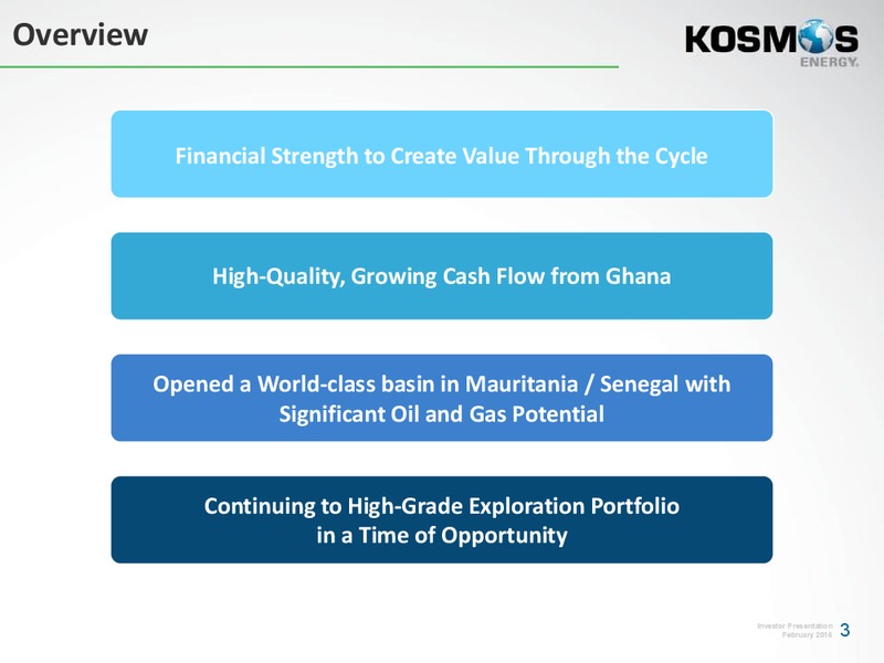 Credit Suisse 21st Annual Energy Summit – Kosmos Energy – slide 2