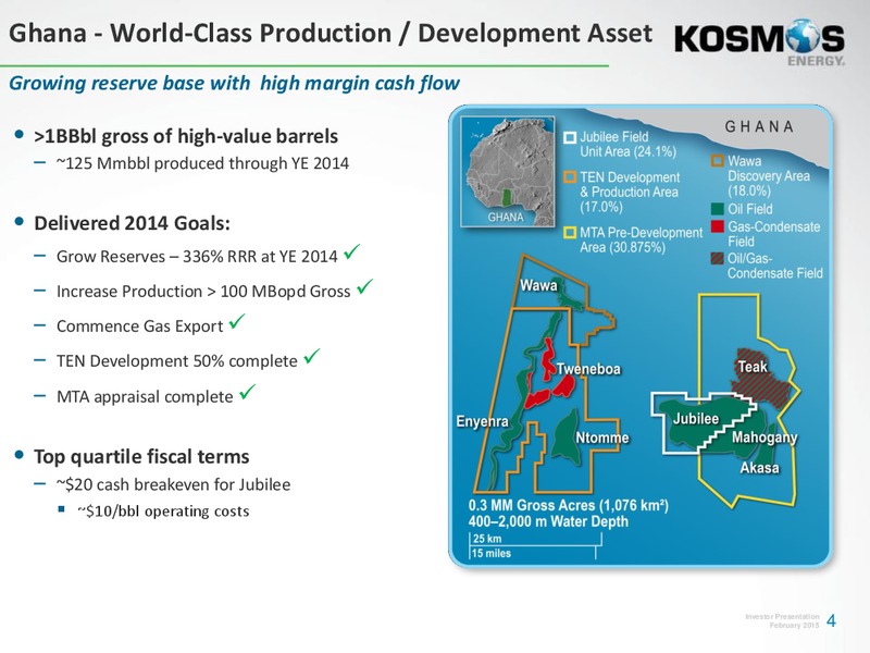 Credit Suisse Energy Summit – Kosmos Energy – slide 3
