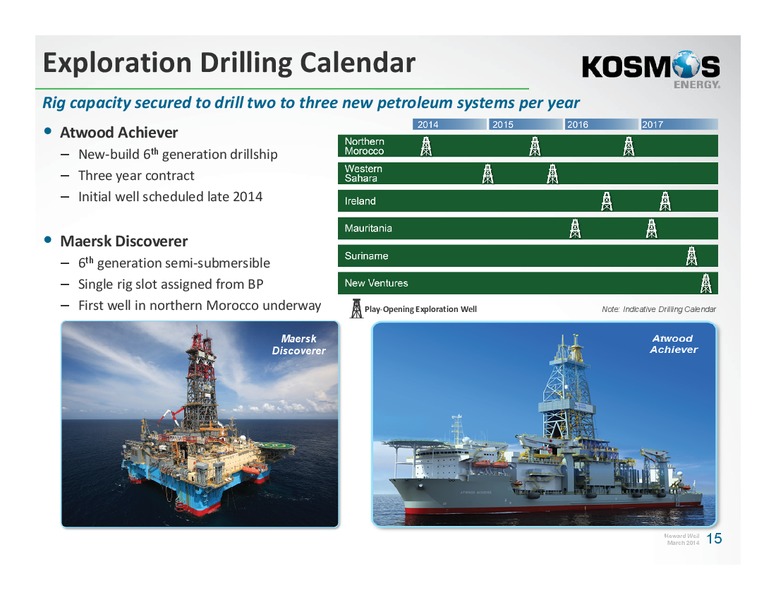 Annual Energy Conference – Kosmos Energy – slide 14