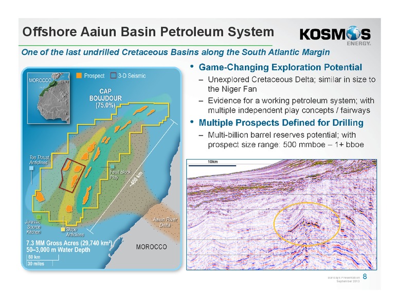 Barclays CEO Energy Power Conference – Kosmos Energy – slide 7
