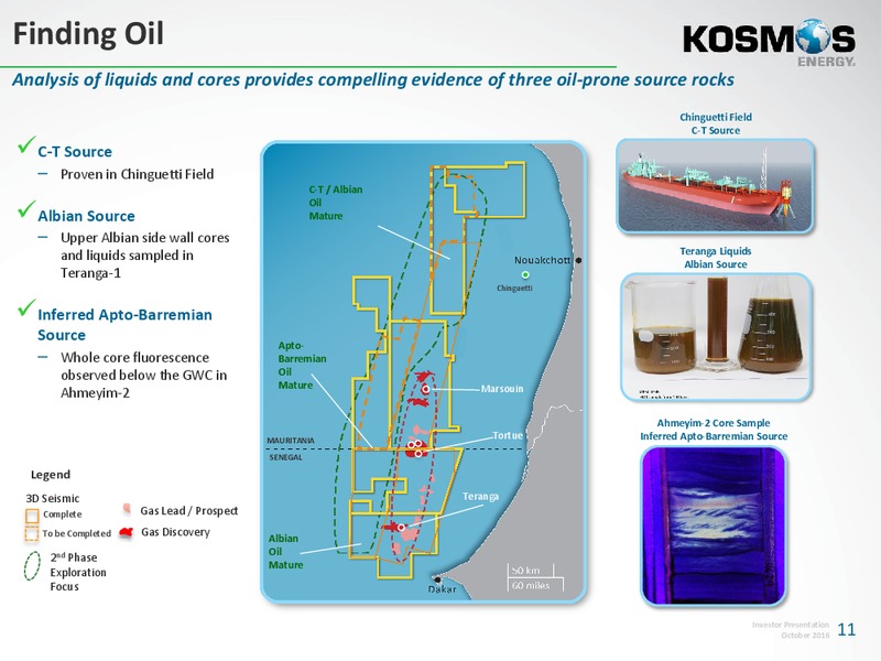 October 2016 Investor Presentation – Kosmos Energy – slide 10