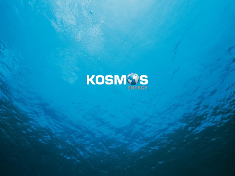 3Q 2019 Earnings Presentation – Kosmos Energy – slide 13
