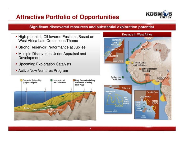 Jefferies Global Energy Conference – Kosmos Energy – slide 5