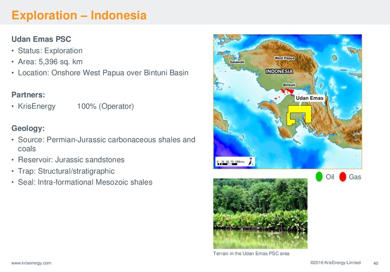 January 2016 Corporate Presentation – Krisenergy Ltd. – slide 37