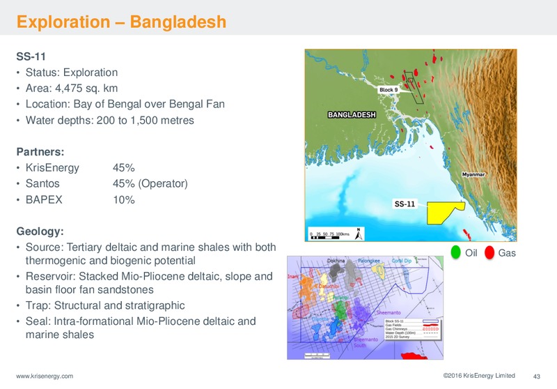 May 2016 Corporate Presentation – Krisenergy Ltd. – slide 42
