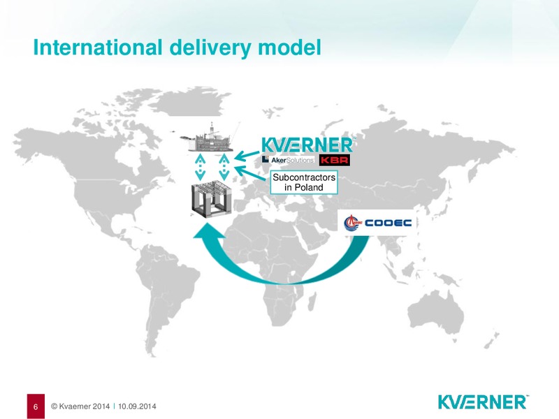 PARETO SECURITIES OIL & OFFSHORE CONFERENCE – Kvaerner Asa – slide 6