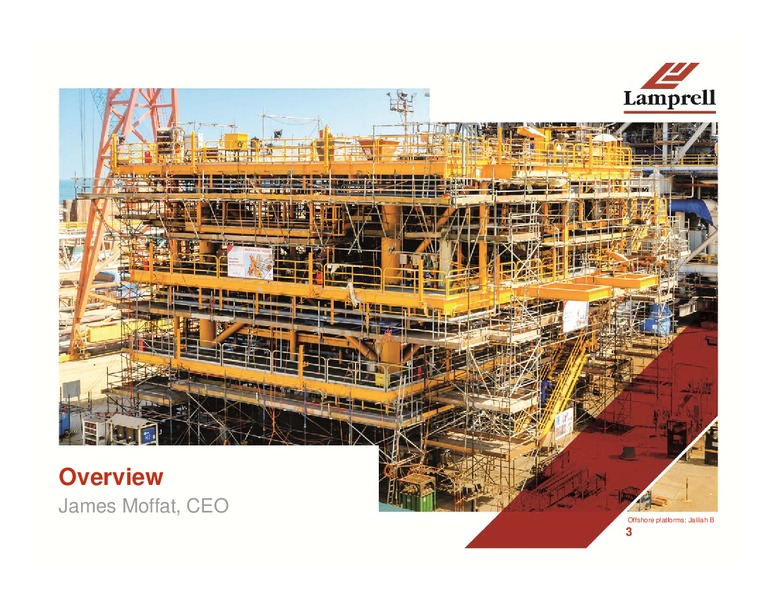 INTERIM RESULTS – Lamprell Plc – slide 3