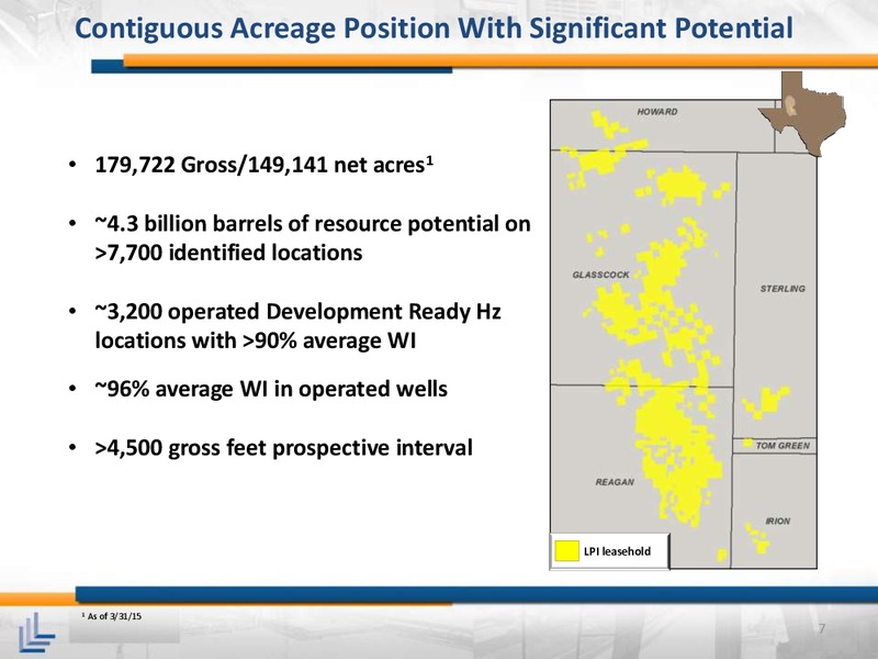 April 2015 Investor Meeting – Laredo Petroleum Inc. – slide 6