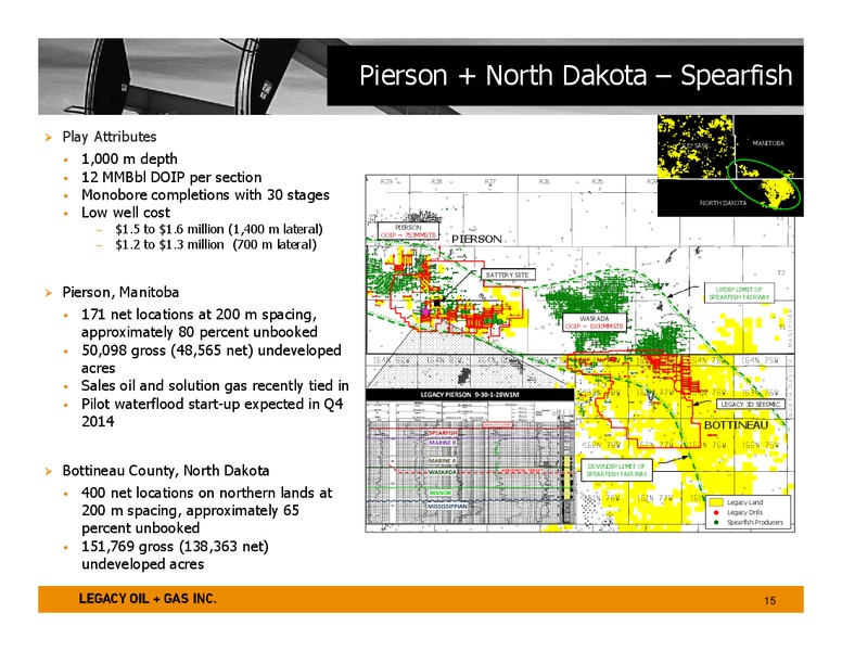 January 2015 Investor Presentation – Legacy Oil + Gas Inc. – slide 14