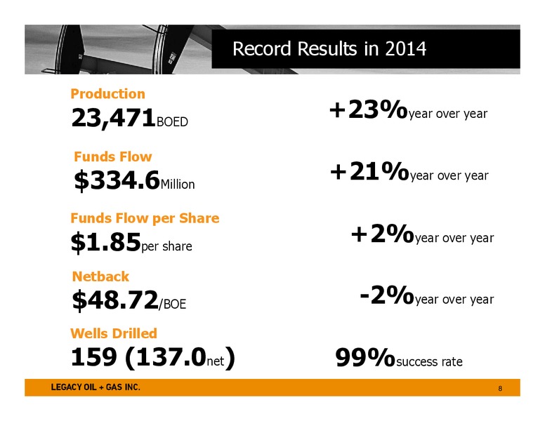 April 2015 Investor Presentation – Legacy Oil + Gas Inc. – slide 7