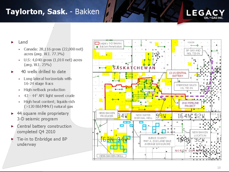 AGGRESSIVELY BUILDING THE PREMIER INTERMEDIATE LIGHT OIL – Legacy Oil + Gas Inc. – slide 17