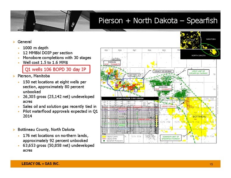 investor Presentation – Legacy Oil + Gas Inc. – slide 14