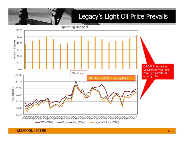 AUGUST 2013 CORPORATE PRESENTATION – Legacy Oil + Gas Inc. – slide 4