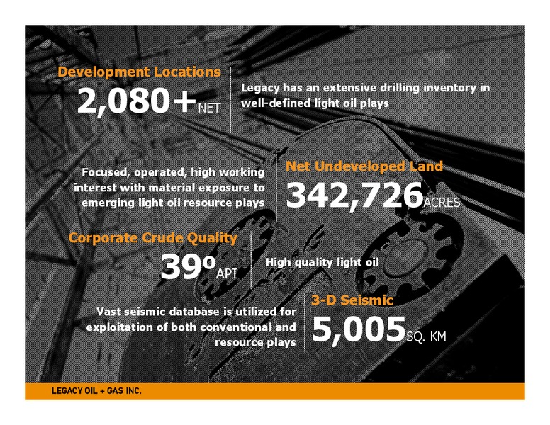 AUGUST 2013 CORPORATE PRESENTATION – Legacy Oil + Gas Inc. – slide 8