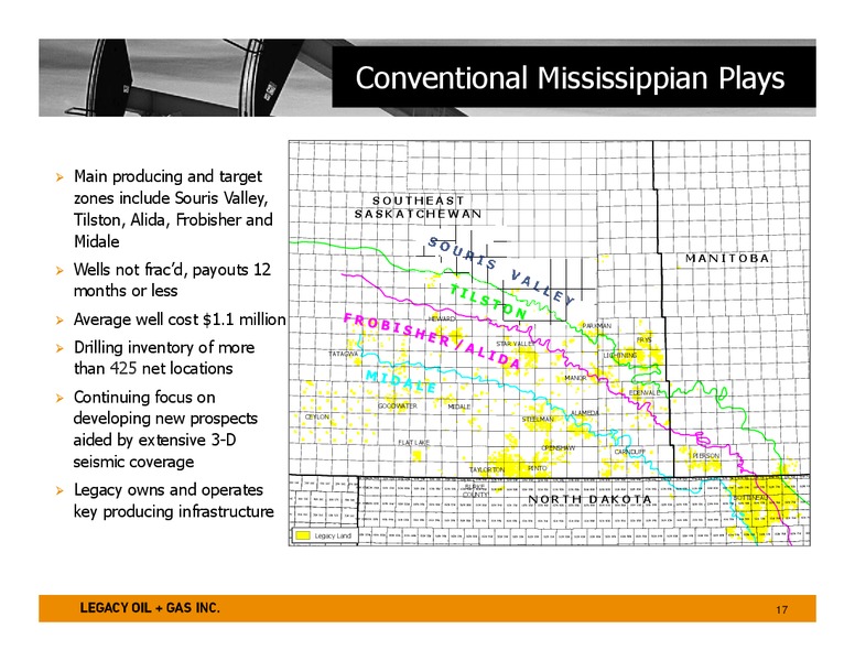 FIRSTENERGY CAPITAL ENERGY GROWTH CONFERENCE – Legacy Oil + Gas Inc. – slide 16