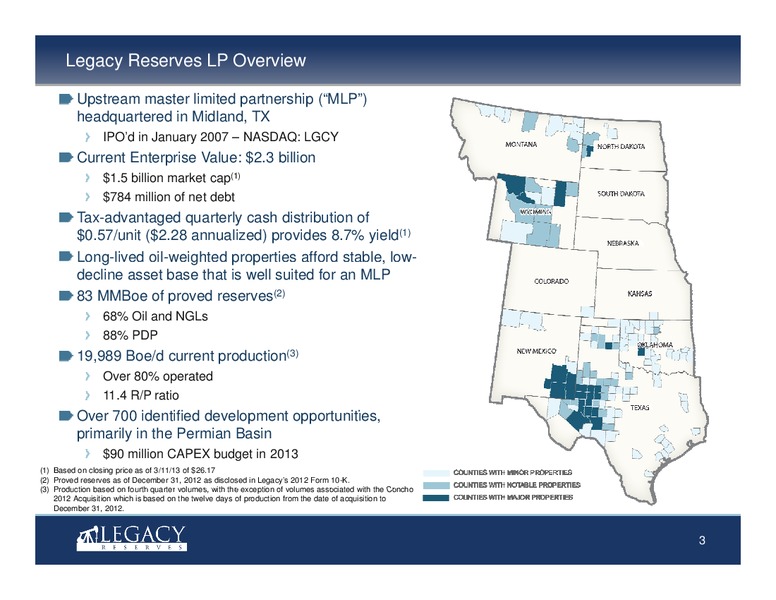 investor presentation – Legacy Reserves Lp – slide 2