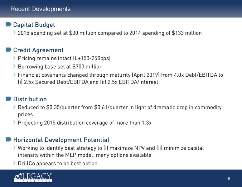 IPAA OGIS NEW YORK – Legacy Reserves Lp – slide 5