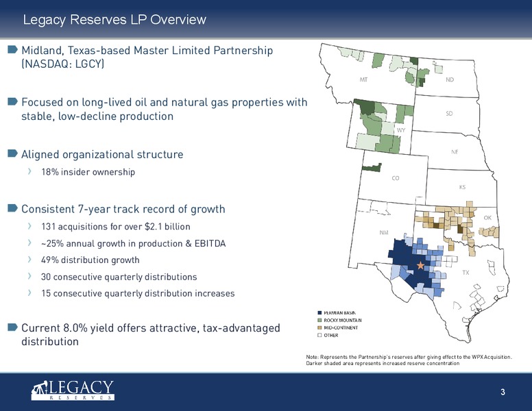 Investor Presentation – Legacy Reserves Lp – slide 2