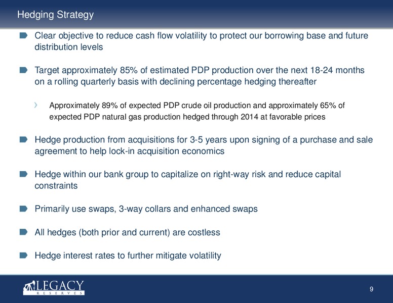INVESTOR PRESENTATION – Legacy Reserves Lp – slide 8