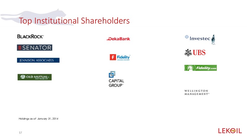 Investor Presentation – Lekoil – slide 17