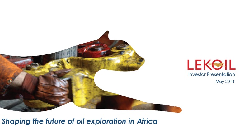 Investor Presentation – Lekoil – slide 1