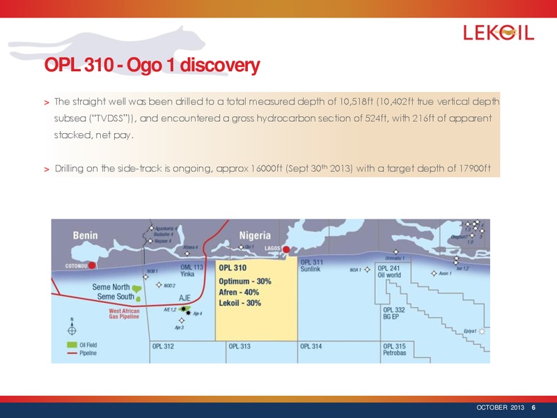 Investor Presentation – Lekoil – slide 5