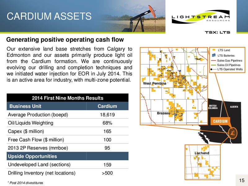Corporate Presentation – Lightstream Resources Ltd. – slide 14